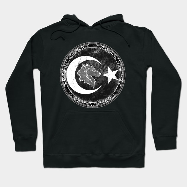 Bozkurt Wolf Hoodie by NicGrayTees